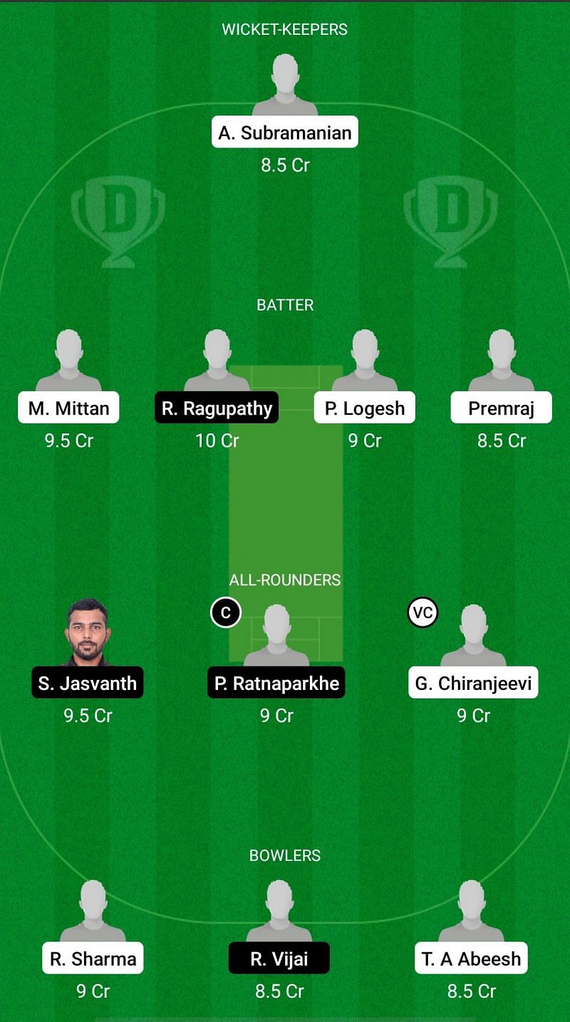 SHA vs TIG Dream11 Prediction - Pondicherry T20