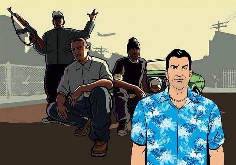 Both Vice City and San Andreas are iconic games within the series (Image via Sportskeeda)