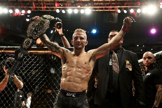 "We can do it after I get my belt back" - TJ Dillashaw responds to Jose Aldo's callout; claims he's open to fighting the Brazilian