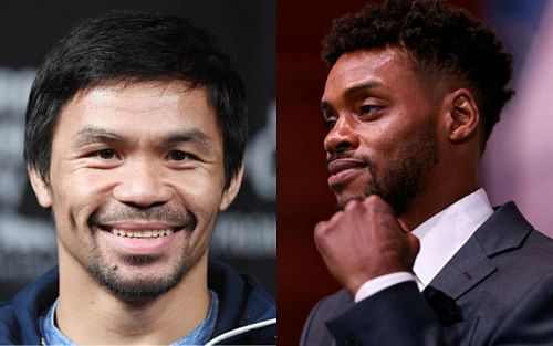 Manny Pacquiao (left); Errol Spence Jr. (right)