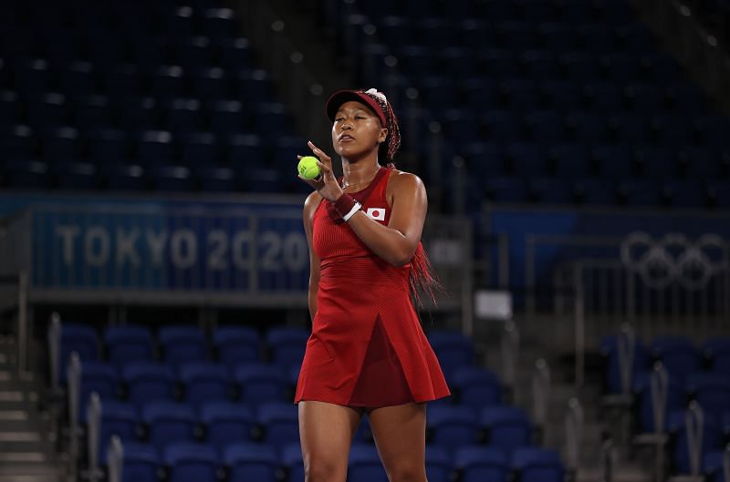 Naomi Osaka at the 2021 Tokyo Olympics