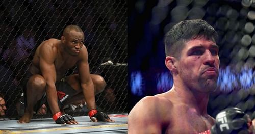 Kamaru Usman (left) & Vicente Luque (right)