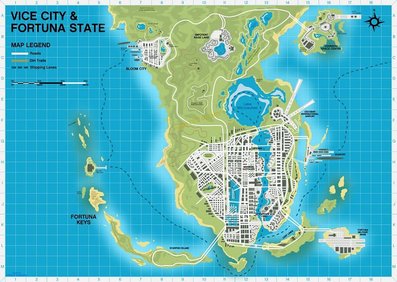 GTA 6 Evidence-Based Map - Took a lot of creative liberties with this : r/ GTA6