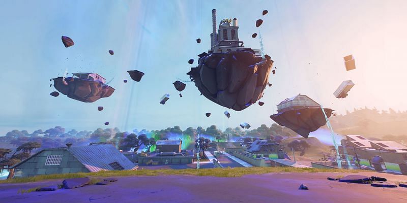 Slurpy Swamp has been abducted following the Fortnite 17.30 update (Image via Fortnite/Epic Games)