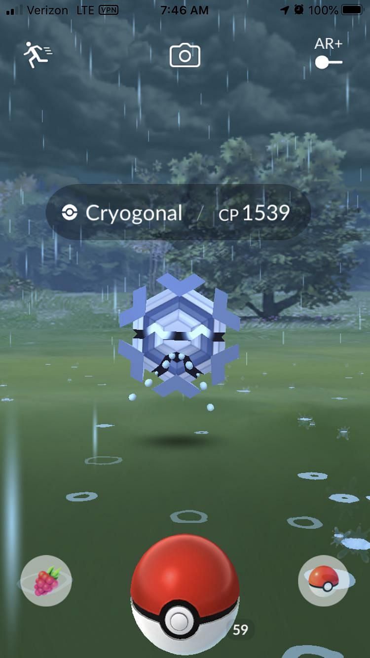 Cryogonal in Pokemon Go