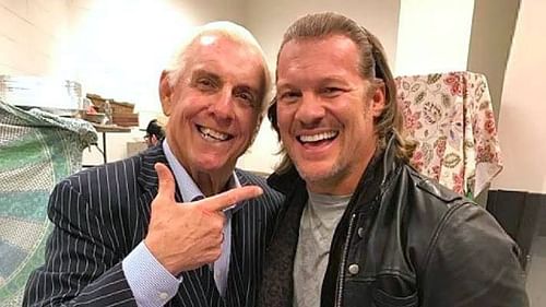 Ric Flair and Chris Jericho are close buddies!