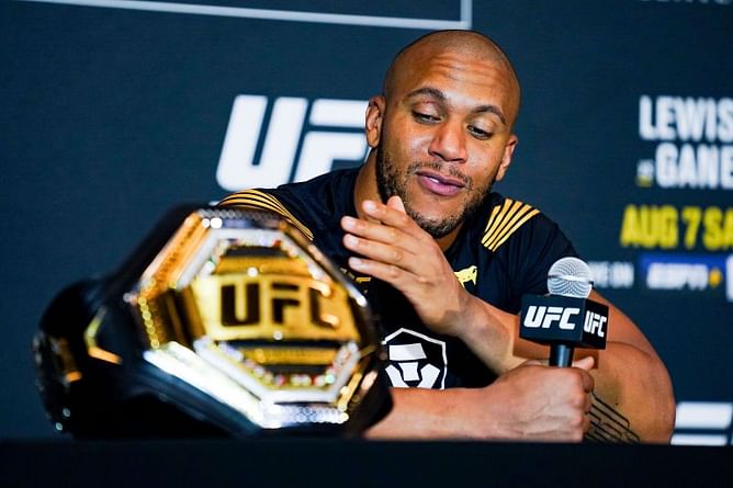 "Respect through it all" - Ciryl Gane reflects on clip of him consoling Derrick Lewis after UFC 265