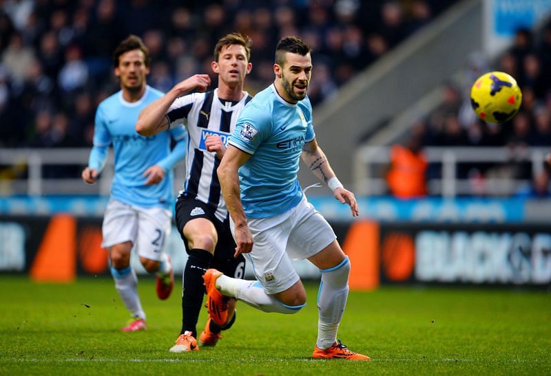 Negredo is the first Man City player to score a hat-trick in the Champions League