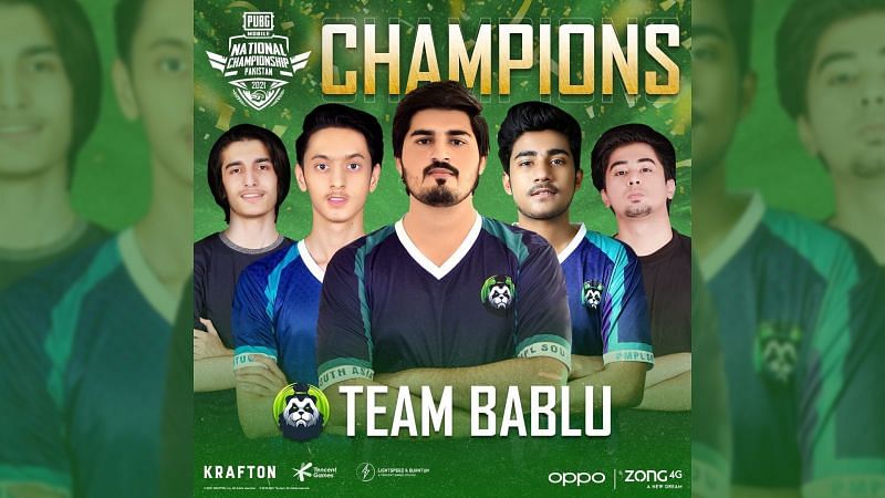 Team Bablu wins PUBG Mobile National Championship Pakistan (image via Instagram/PUBGM PK)