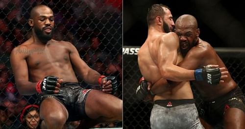 Jon Jones (left) and UFC 247: Jon Jones vs Dominick Reyes (right)