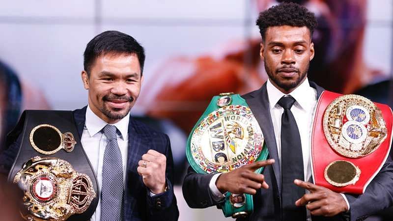 Manny Pacquiao (left) and Errol Spence Jr. (right) are set to face each other later this month
