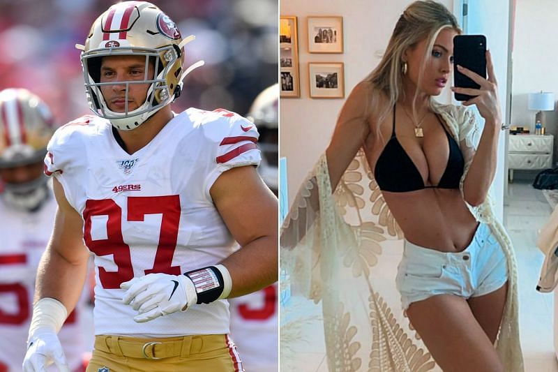 San Francisco 49ers DE Nick Bosa and girlfriend Jenna Berman