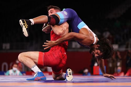 Bajrang Punia lost the semifinal bout to Haji Aliyev