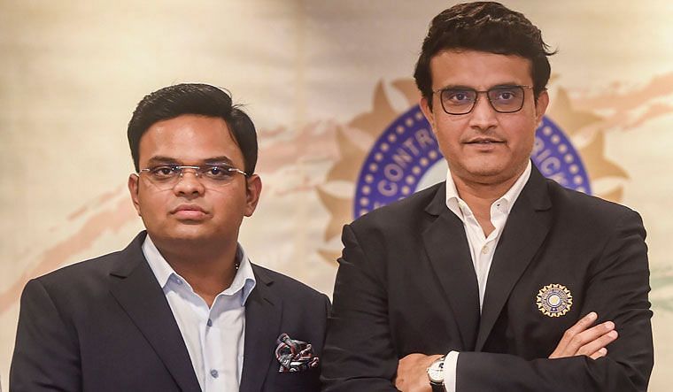 BCCI president Sourav Ganguly (right) and secretary Jay Shah (PC: PTI)