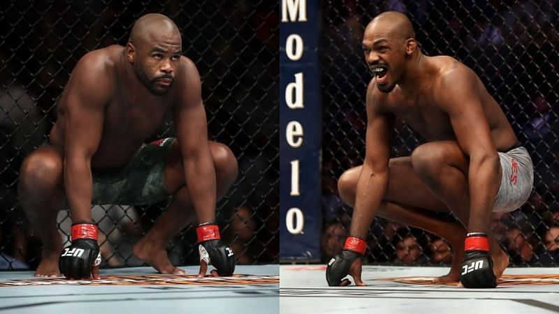 Rashad Evans (left), Jon Jones (right)