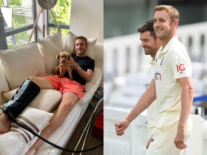 Stuart Broad pens an emotional note after calf injury rules him out for the season