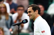 Roger Federer at Wimbledon 2021