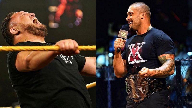 समोआ जो और NXT चैंपियन कैरियन क्रॉस