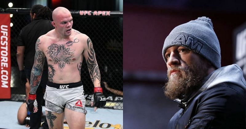 Anthony Smith (left) &amp; Conor McGregor (right)
