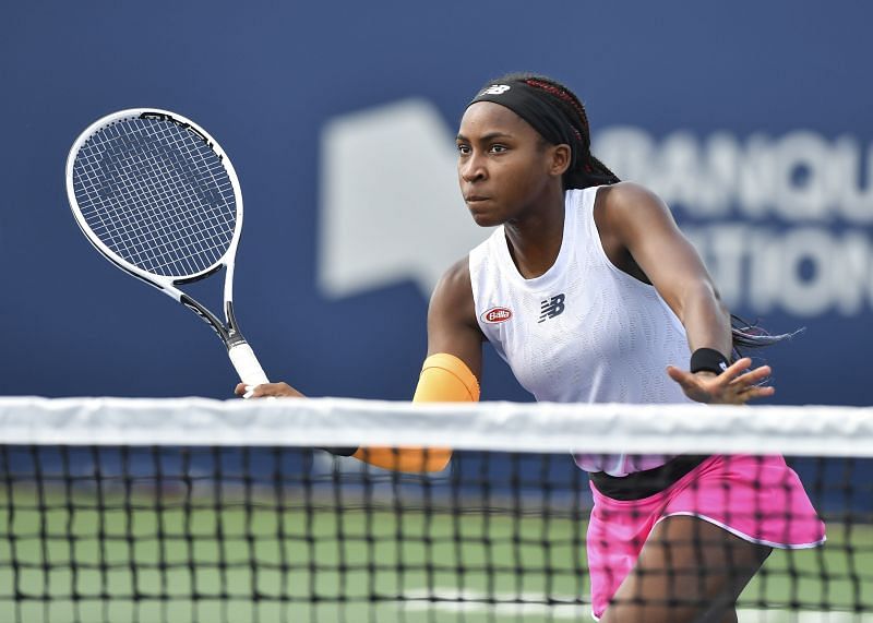 Coco Gauff will look to take control of the baseline rallies.