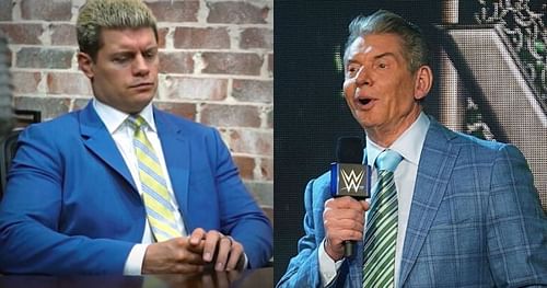 Cody Rhodes and Vince McMahon.