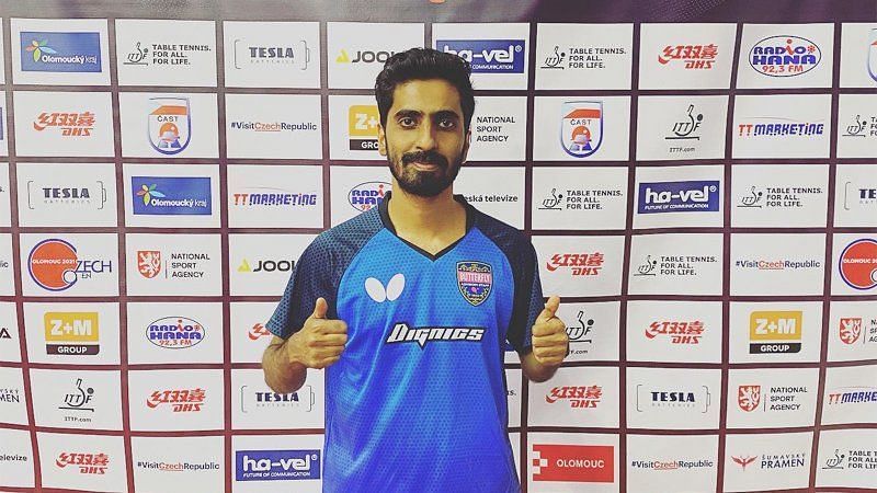 G Sathiyan wins the Czech International title