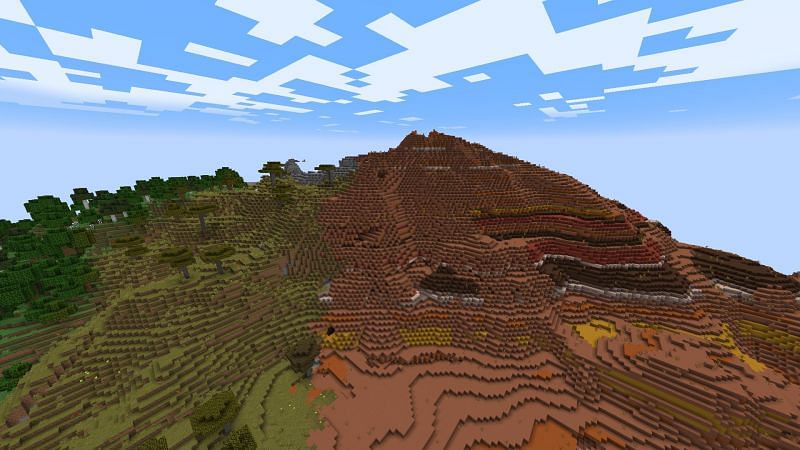 Changes have been made to badlands biome(Image via Minecraft)