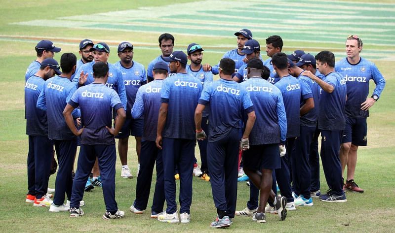 Bangladesh Cricket Team during a training session. (Image Courtesy: BCB Twitter)
