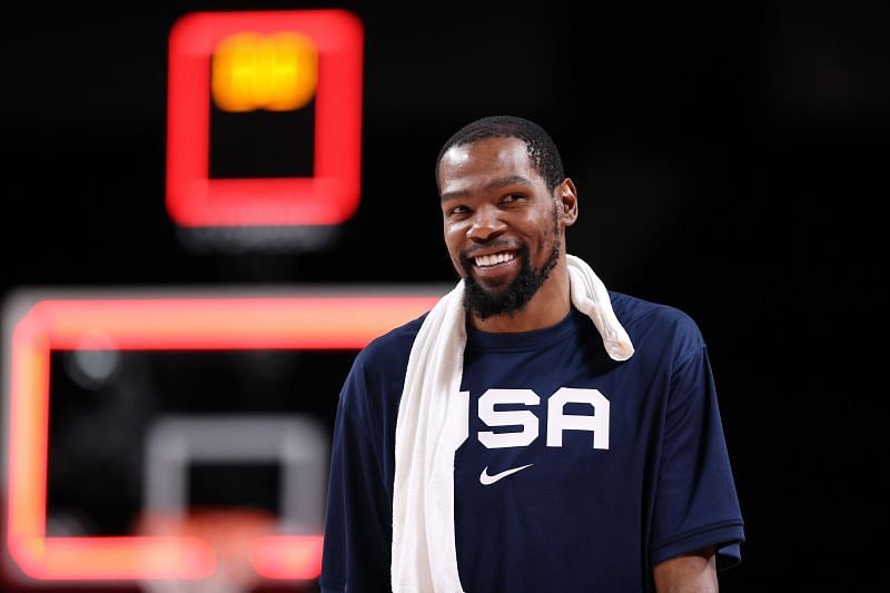 Kevin Durant #7 of Team USA