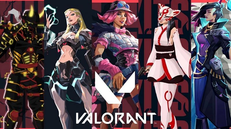 Valorant fan-made agent concepts. (Credits: VisiblePerson, Kai Chang, Felinea, Edwin Vorng, Devin Yang)