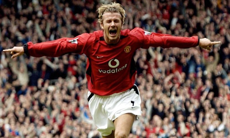 Beckham rose through the ranks at Manchester United