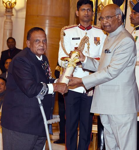 2018 में पेटकर को देश के चौथे सर्वश्रेष्ठ नागरिक सम्मान पद्मश्री से सम्मानित किया गया।