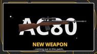 AC80 is the name of the new firearm (Image via Free Fire / YouTube)
