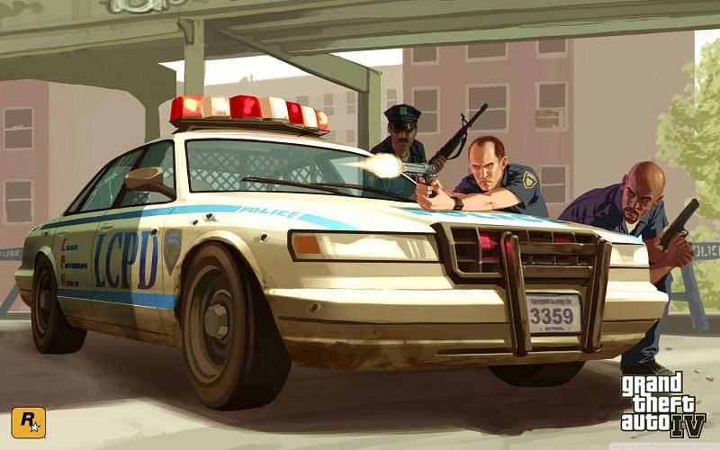 Cops are some of the most hilarious creatures in the GTA universe (Image via Rockstar Games)