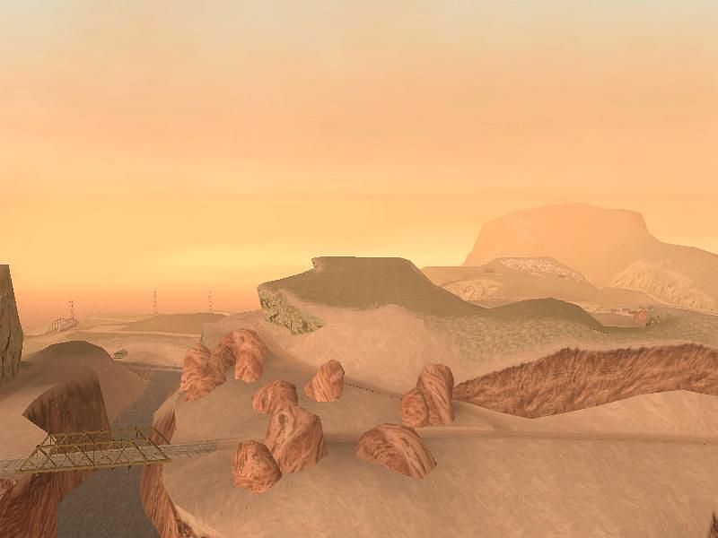 Tierra Robada looks quite different from the rest of GTA San Andreas (Image via GTA Wiki)