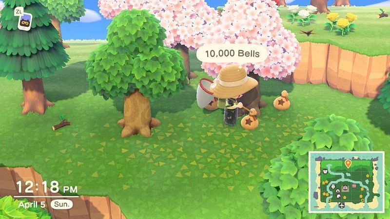 More the number of bells planted, heftier the return (Image via Nintendo)
