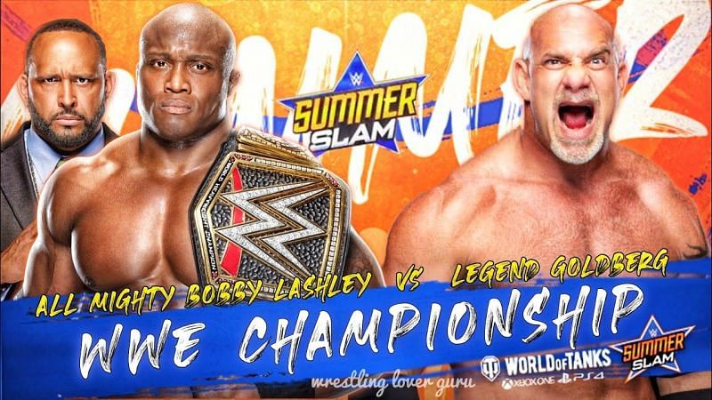 Goldberg might win his first WWE Championship at SummerSlam
