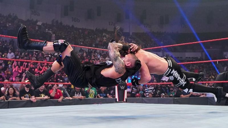 Randy Orton dropped AJ Styles with an RKO on Raw
