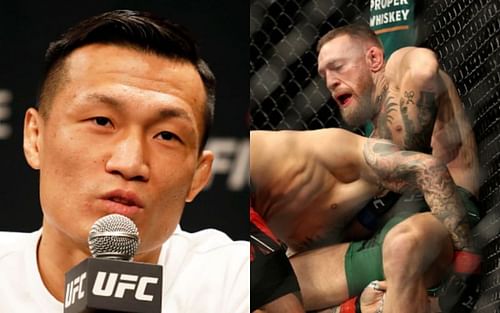 The Korean Zombie (left) and Conor McGregor vs. Dustin Poirier (right)