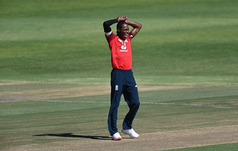 Jofra Archer has been ruled out of the entire 2021 season due to injury. Pic: Getty Images