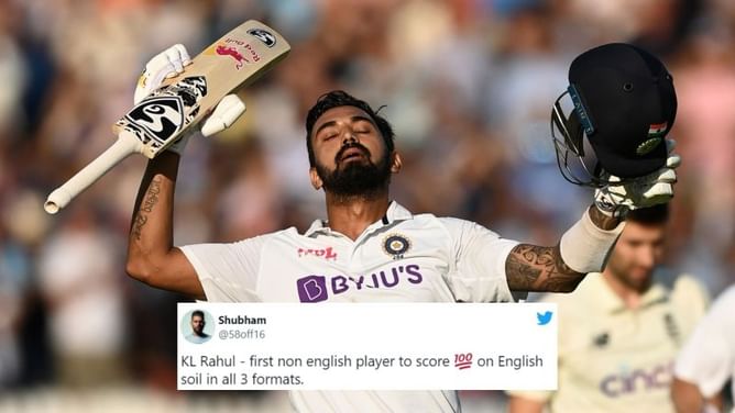 "KLassy!"- Fans erupt as centurion KL Rahul puts India in the ascendancy at Lord's