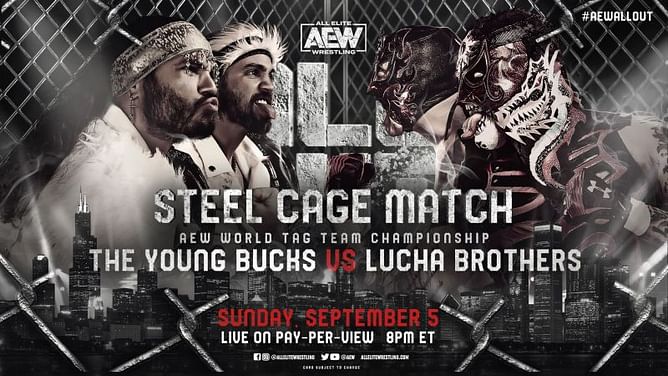 5 Finishes for the AEW World Tag Team Championship match between The Young Bucks and Lucha Brothers at All Out 2021