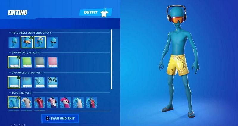 Human Bill skin was added to the game earlier today (Image via Epic Games