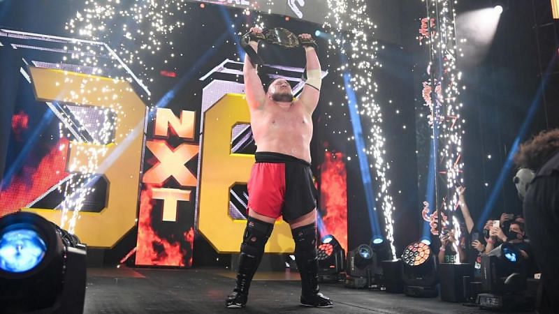 Samoa Joe emerged victorious in the battle for the NXT Championship
