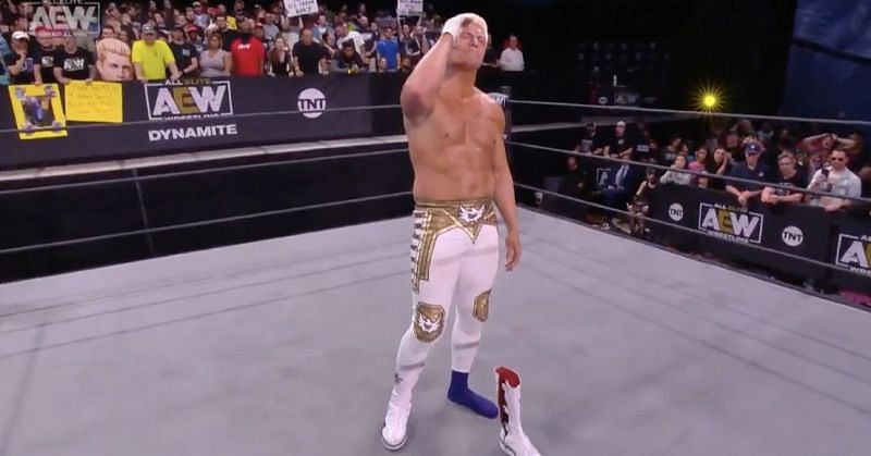 Cody Rhodes after his match against Malakai Black
