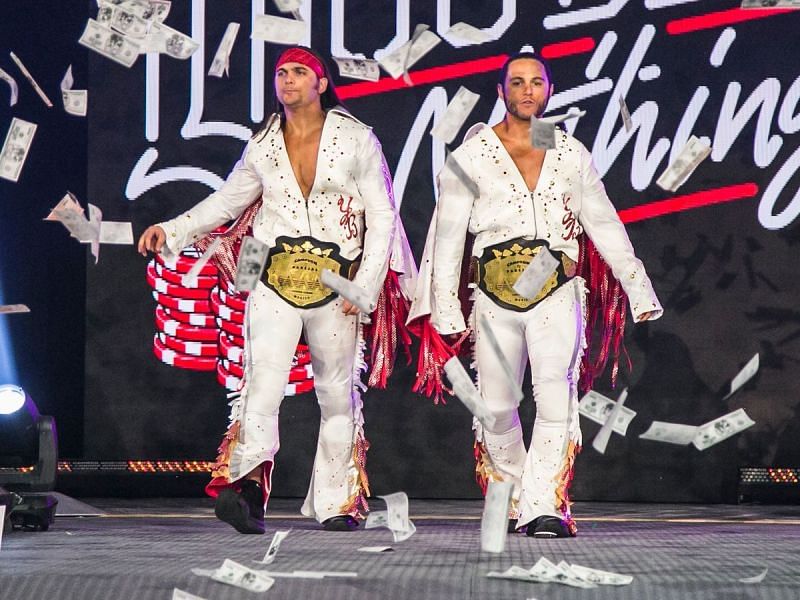The Young Bucks are the current tag team champions in AEW
