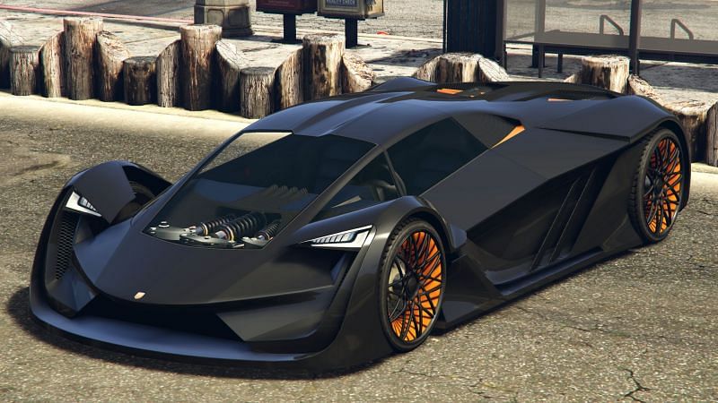 The Tezeract has an interesting design for a super car (Image via Rockstar Games)