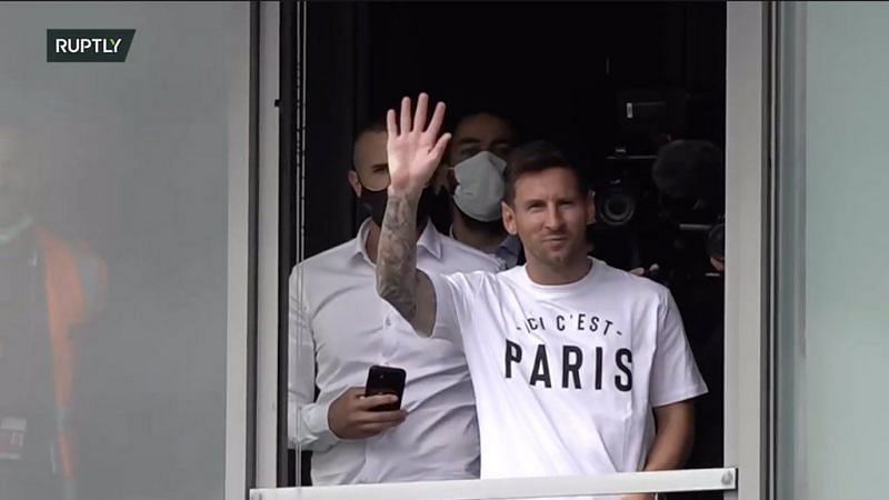Lionel Messi has joined PSG (Photo from: Twitter.com/FabrizioRomano)
