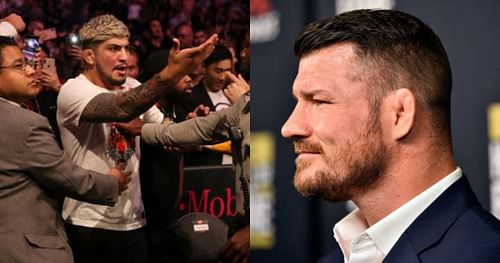 Dillon Danis (left); Michael Bisping (right).