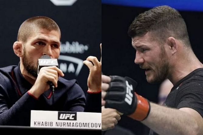 "Let the girls have the job" - Michael Bisping reacts to Khabib Nurmagomedov's comments about ring girls